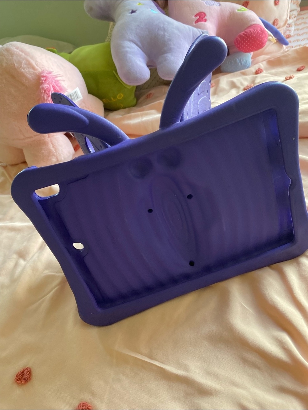 Purple Kids Foam Tablet Case with Built-In Stand